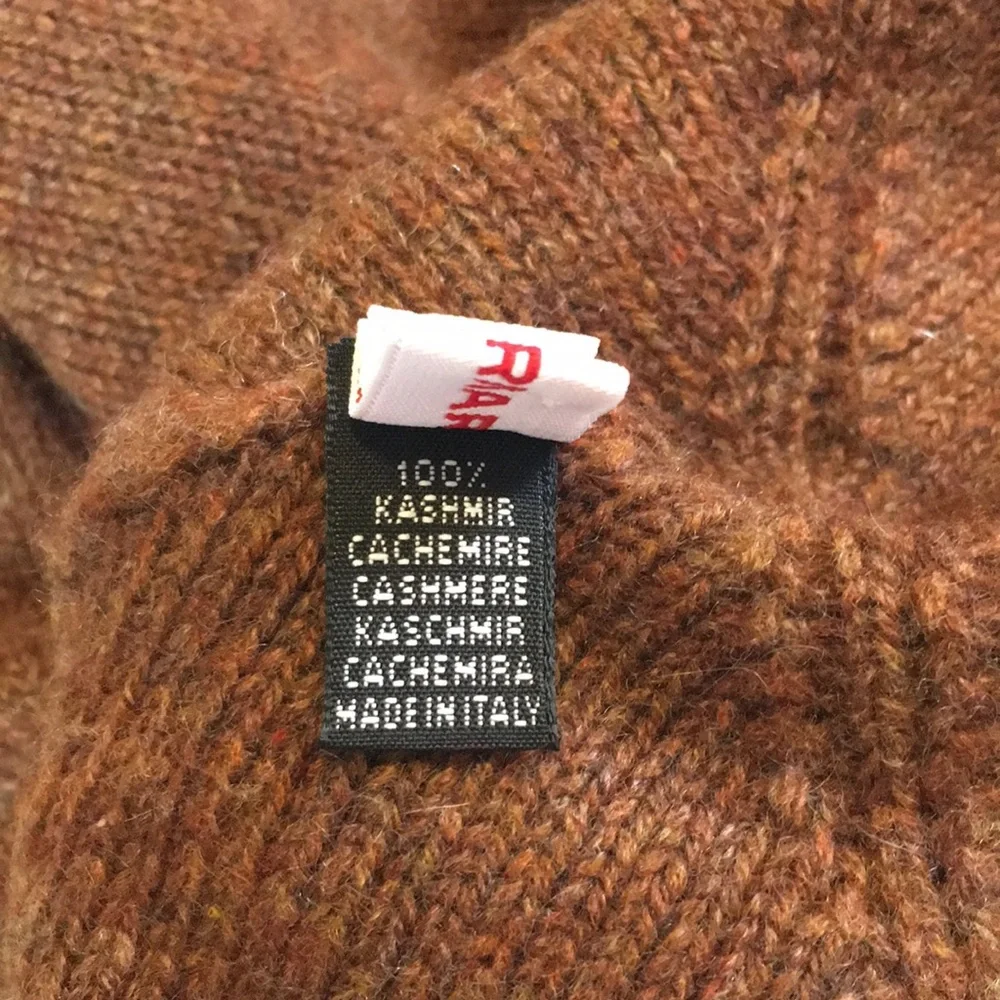 100% Cashmere Knit Beanie Reversible by St. Bernard